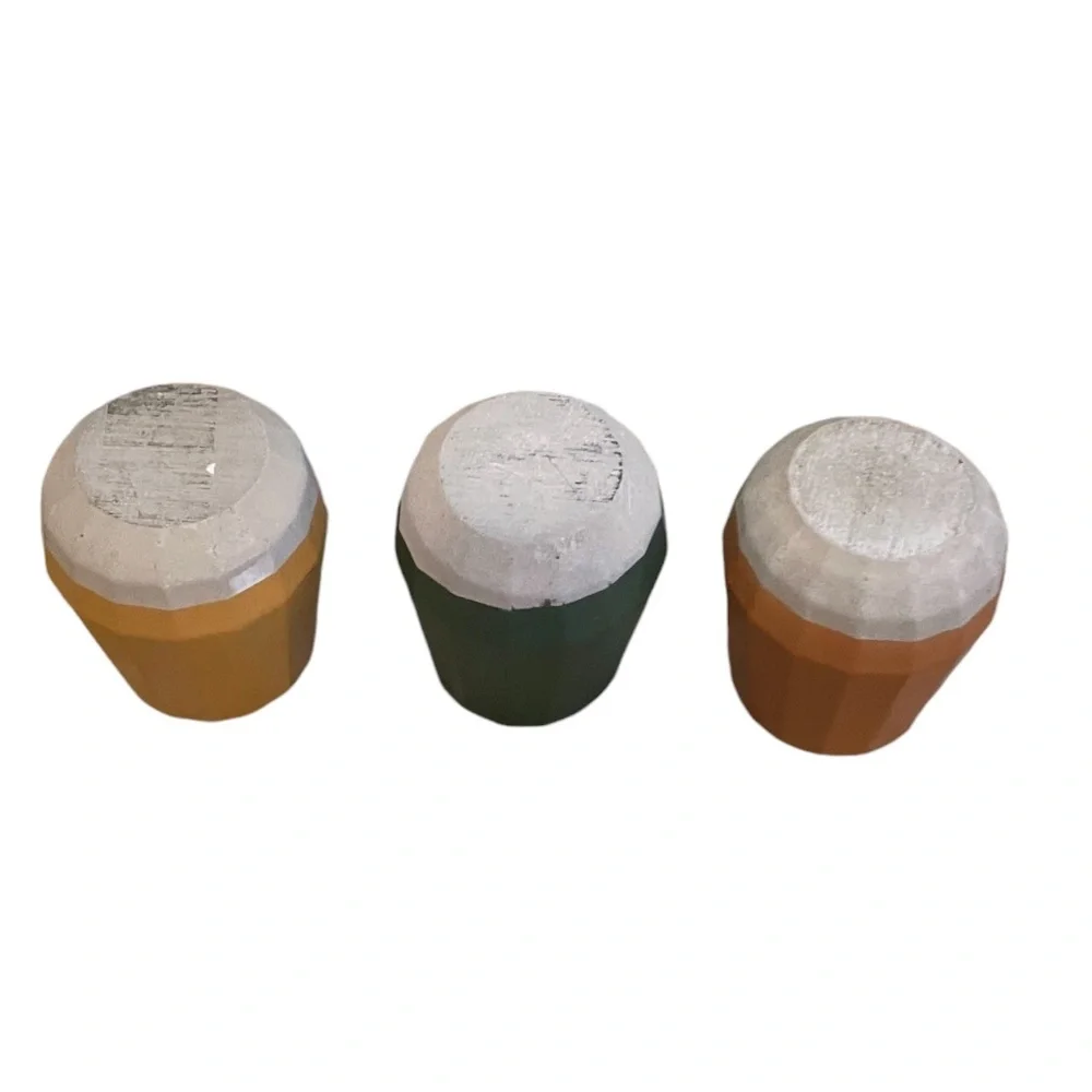 Set Of 3 Urban Wick‎ Cement Candle Holder By Anthropologie